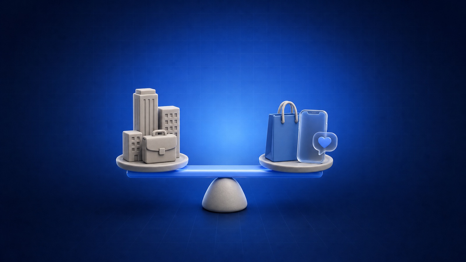 Marketing B2B vs B2C: diferencias en cliente, ciclo de compra, canales y mensajes