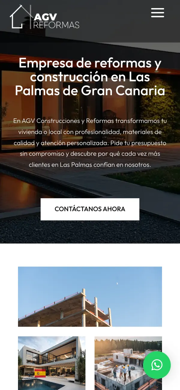 AGV Construcciones y Reformas en el móvil