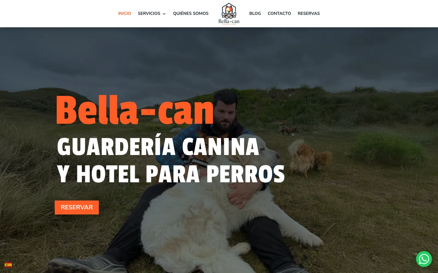 Página de inicio de Bella-can