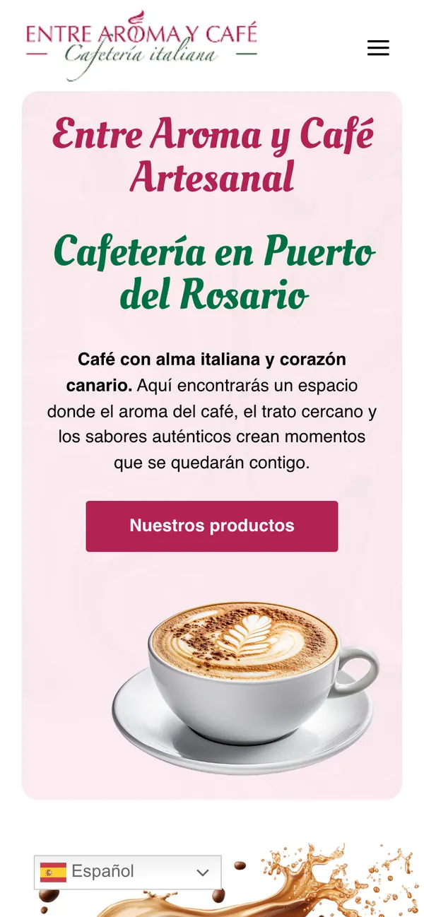 Entre Aroma y Café en el móvil