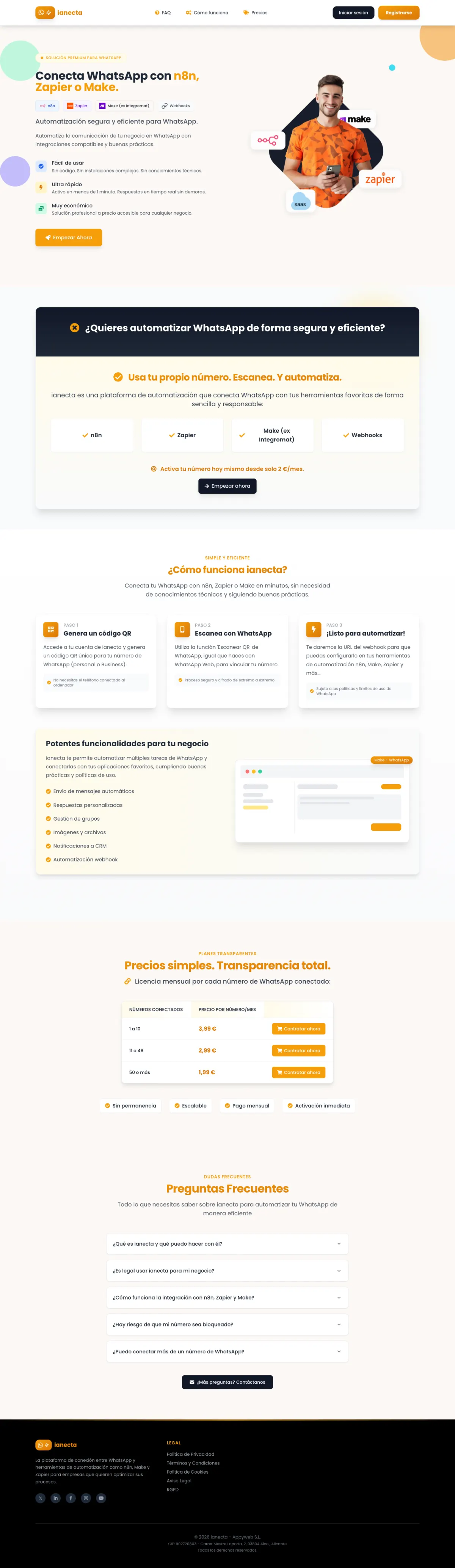 Página completa de ianecta