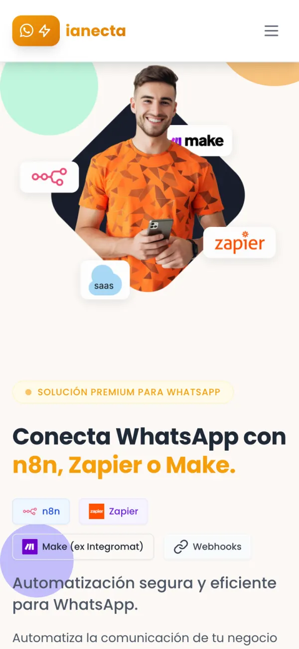 ianecta en el móvil