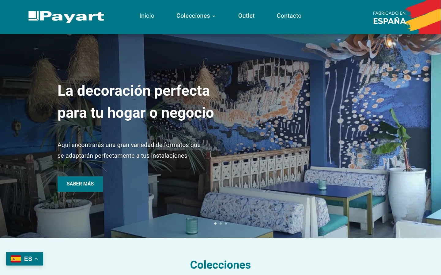 Página de inicio de Payart