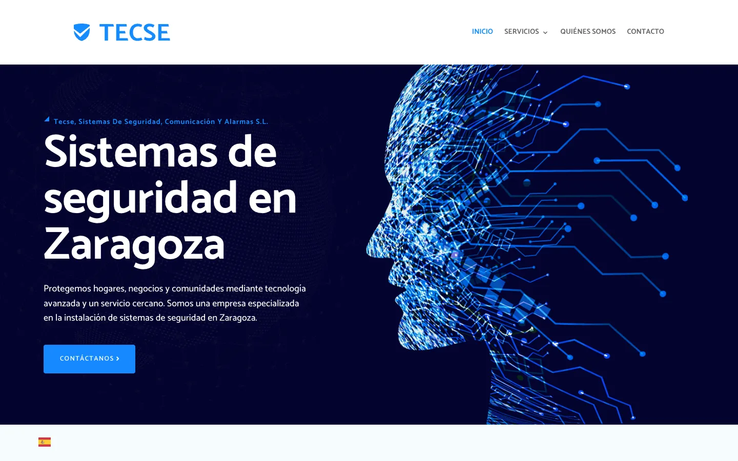 Página de inicio de Tecse